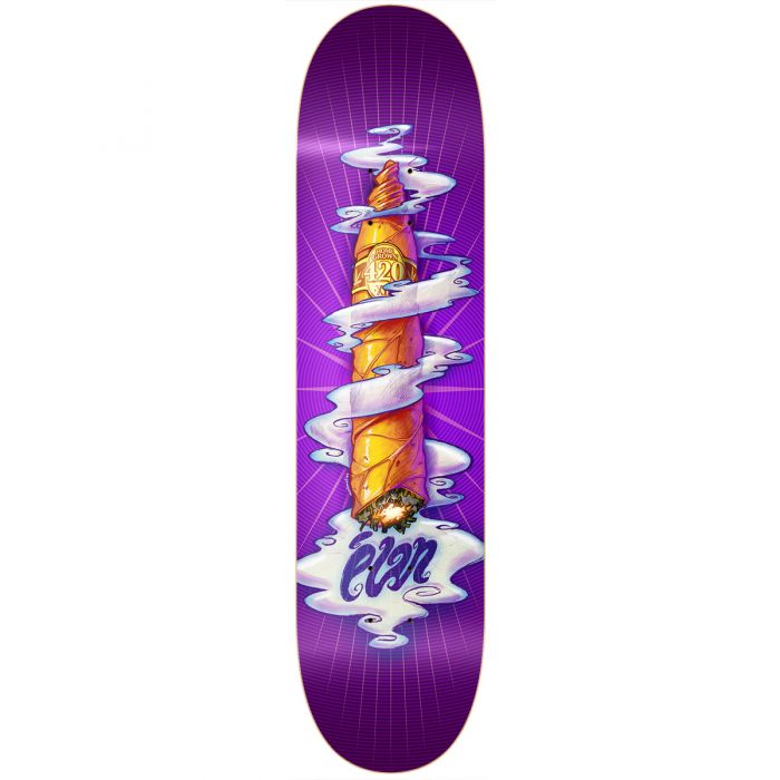 élan 420 Purple Skateboard Deck