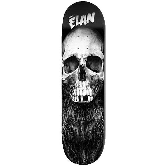 élan Bearded Skull Skateboard Deck