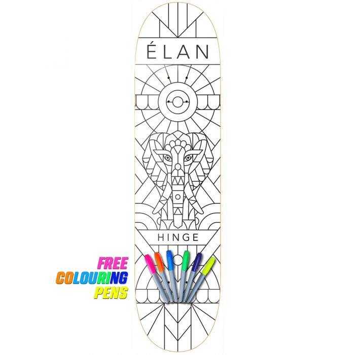 élan Hinge Elephant Colour In Skateboard Deck