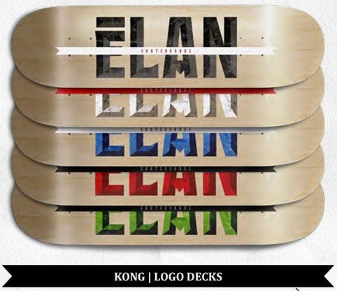 élan Kong Logo Price Point Skateboard Deck