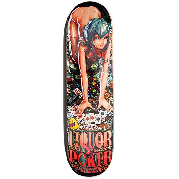 élan Poker Skateboard Deck
