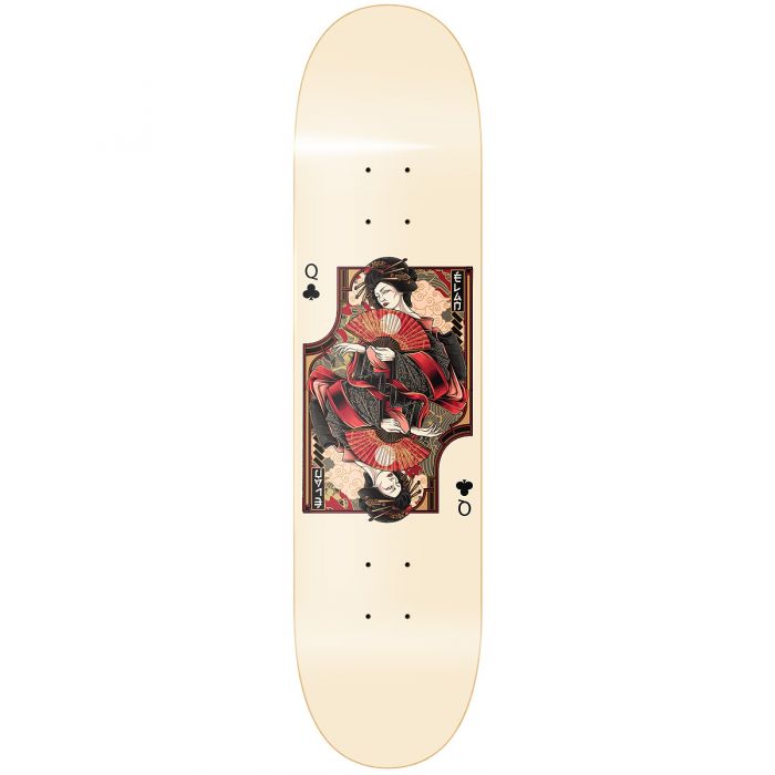 élan Queen of Clubs Skateboard Deck