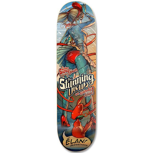 élan T & A Airlines Skateboard Deck