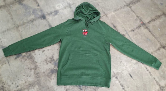 Mv2 Sturt Desert Pea logo hoodie (Green)
