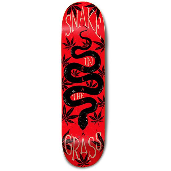 élan Snake in the Grass Skateboard Deck