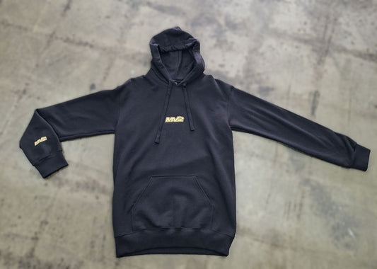 Mv2 Keyline logo hoodie (Black)