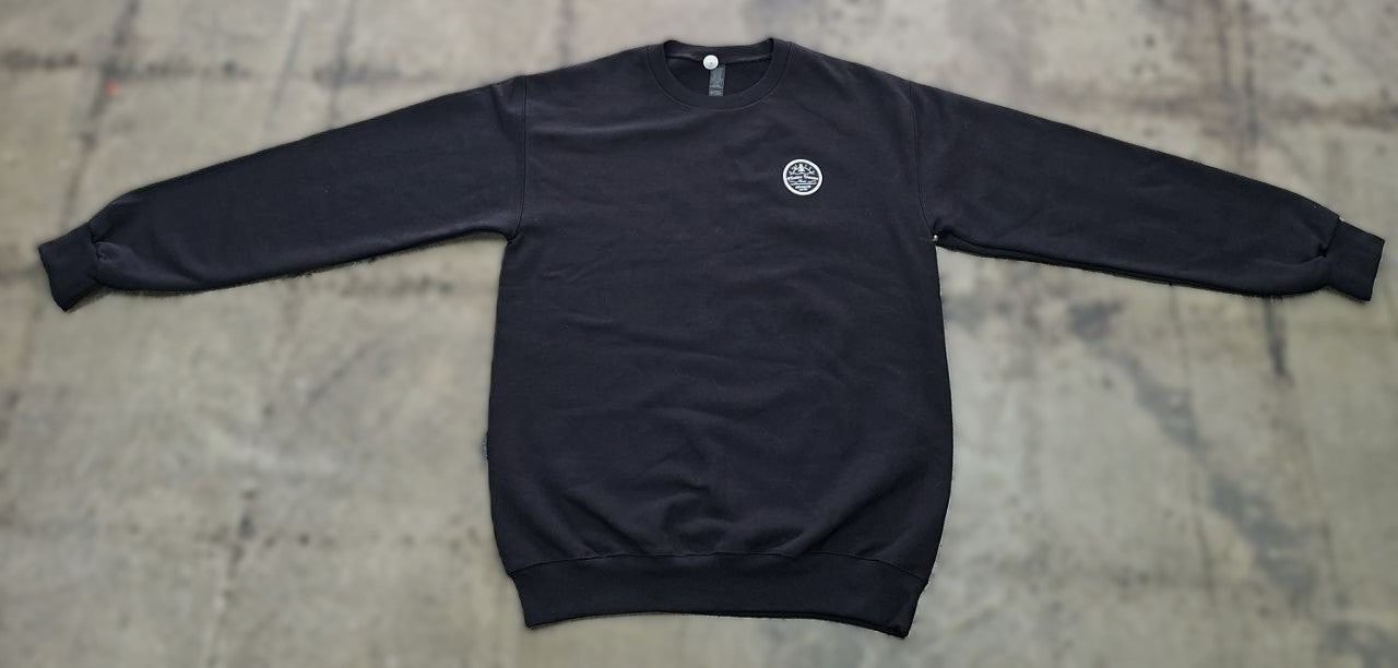 Mv2 Patch logo crewneck (Black)