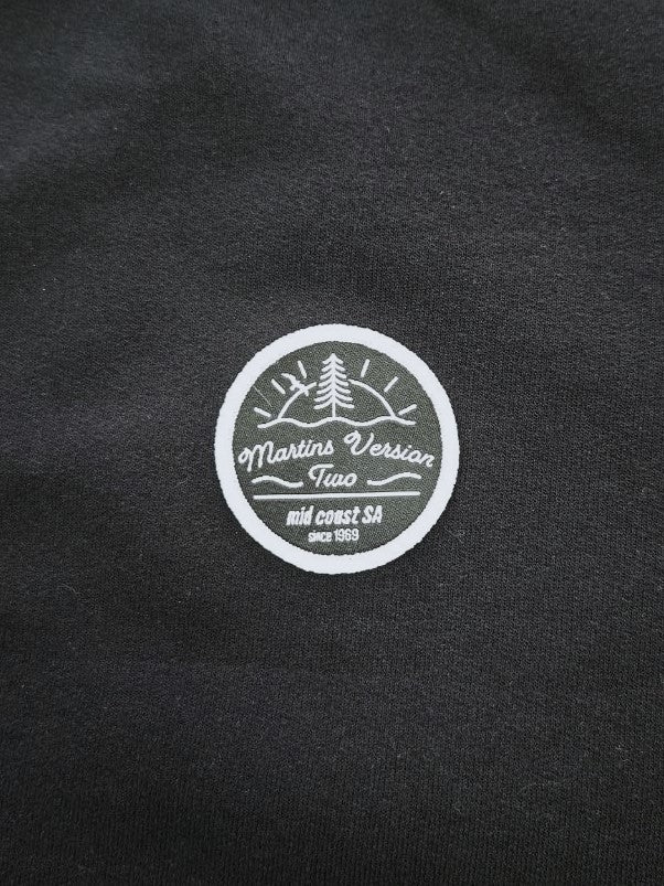 Mv2 Patch logo crewneck (Black)