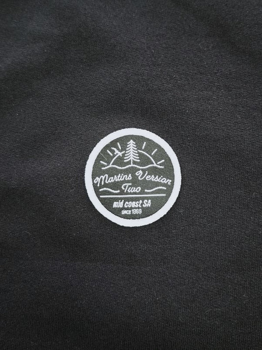 Mv2 Patch logo crewneck (Black)