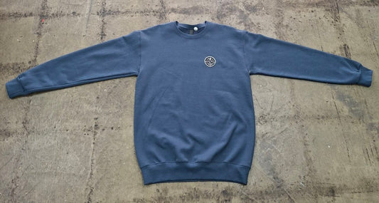 Mv2 Patch logo crewneck (Dark Blue)