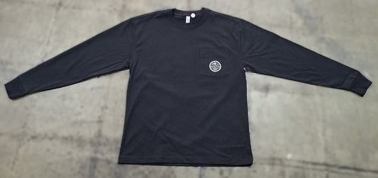 Mv2 Patch Logo Front Pocket Crewneck (Black)