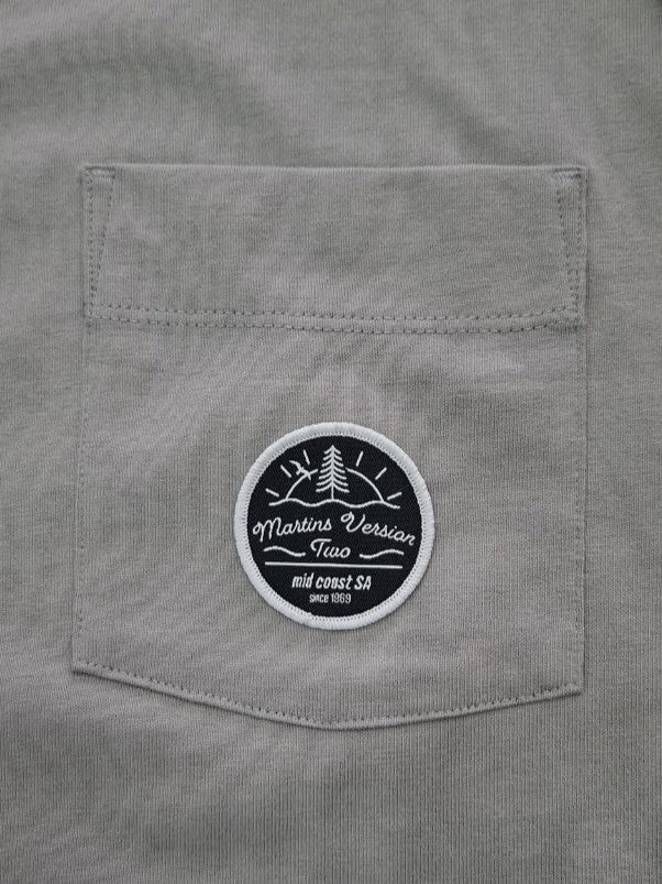 Mv2 Patch Logo Front Pocket Crewneck (Grey)