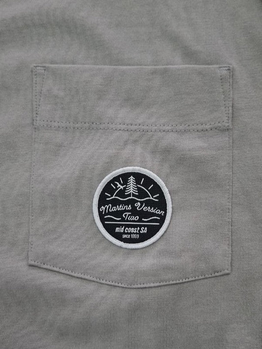 Mv2 Patch Logo Front Pocket Crewneck (Grey)