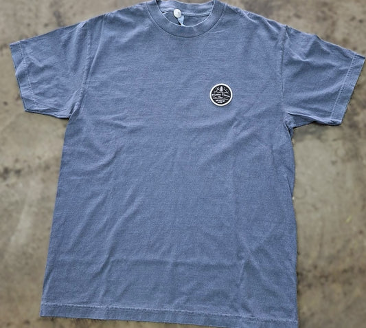 Mv2 Patch logo tee (Blue)
