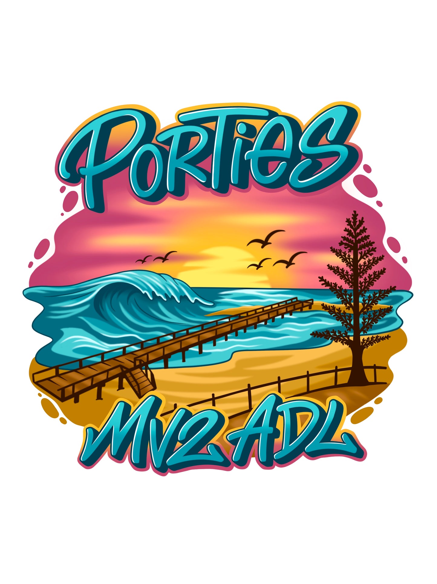 Mv2 Porties paradise hoody