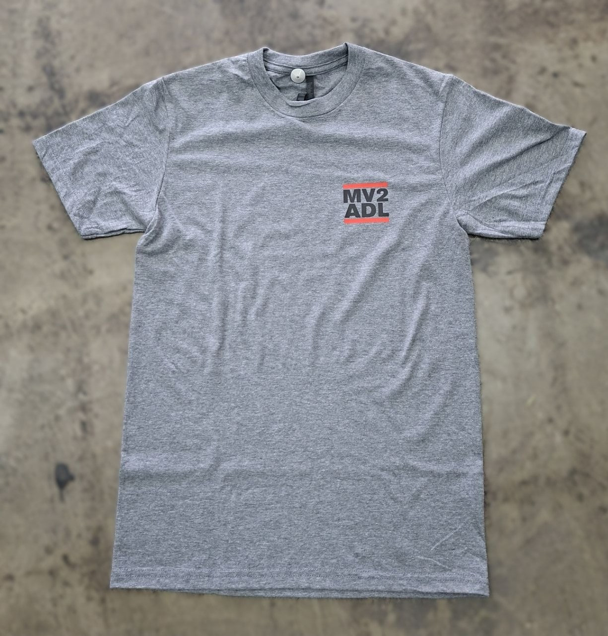 Mv2 Run logo tee (Grey)